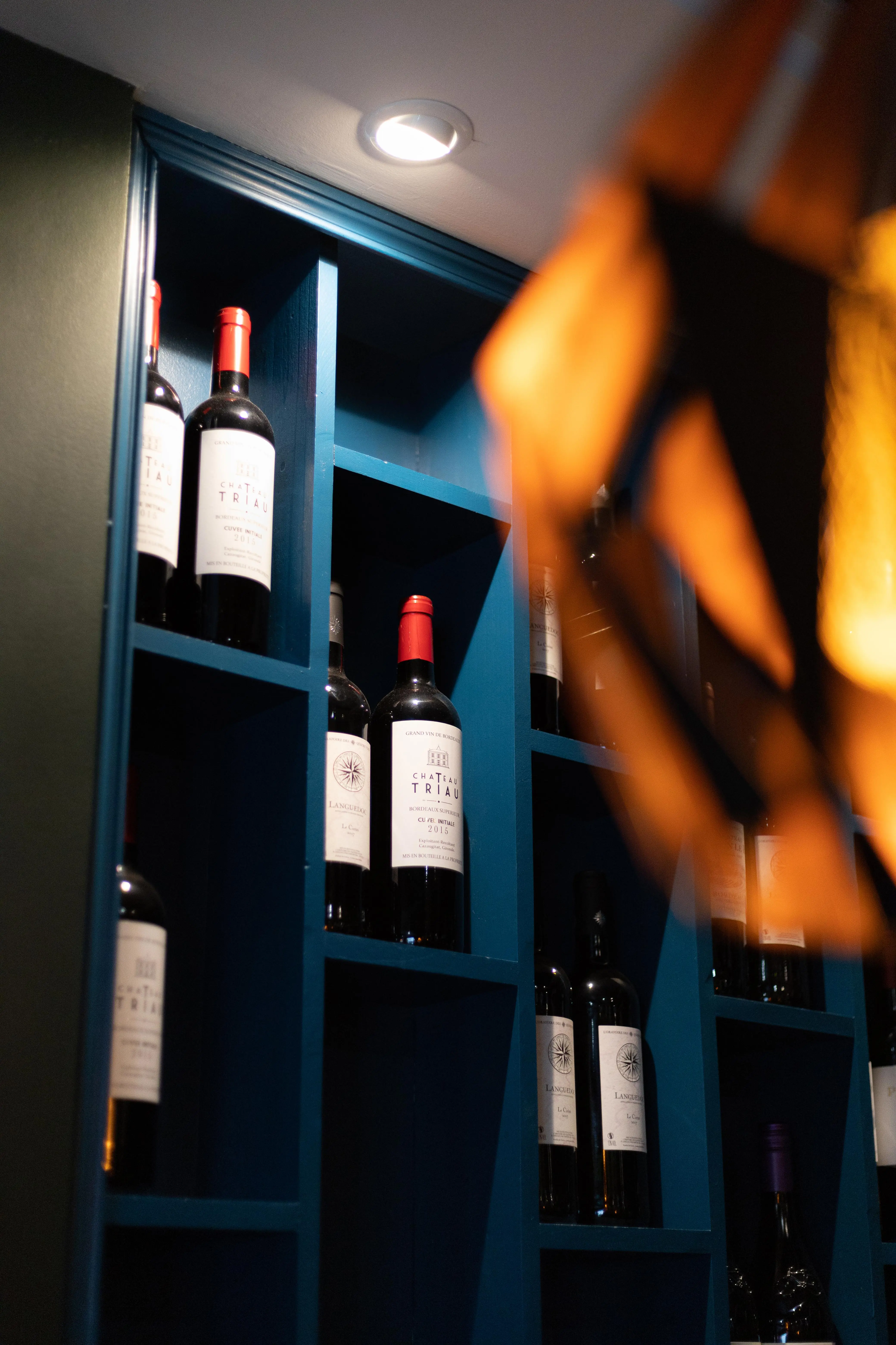 Cave à vins du restaurant
