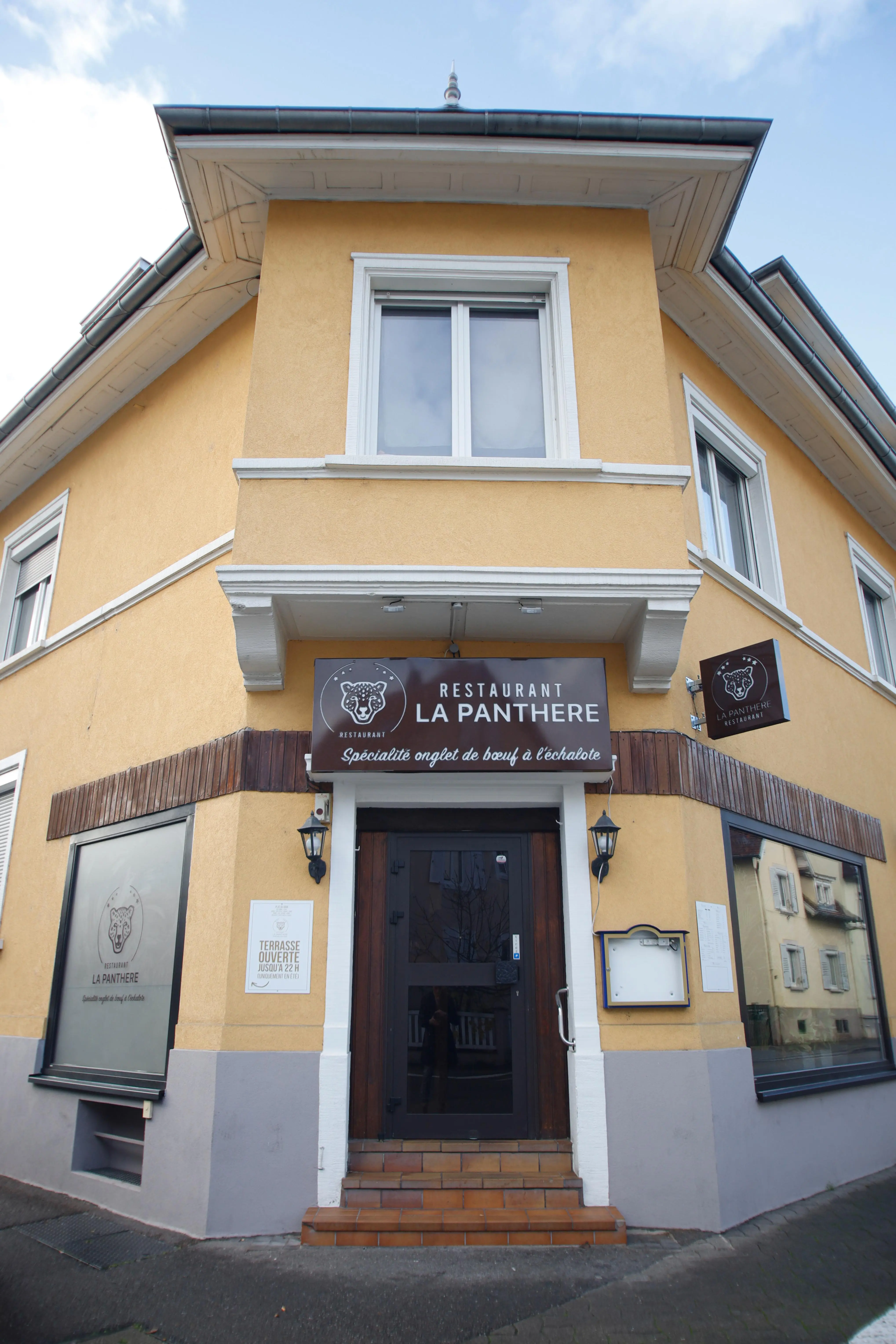 Façade du Restaurant La Panthère à Schiltigheim